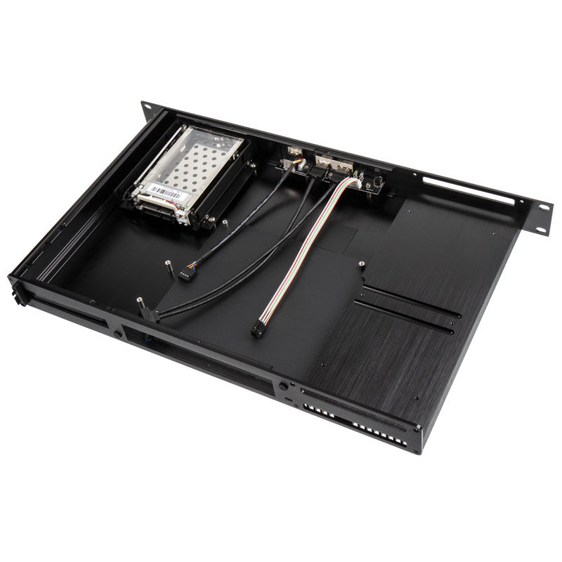 Akasa Galileo TU1 Thin-Mini-ITX 1U housing, OEM - black