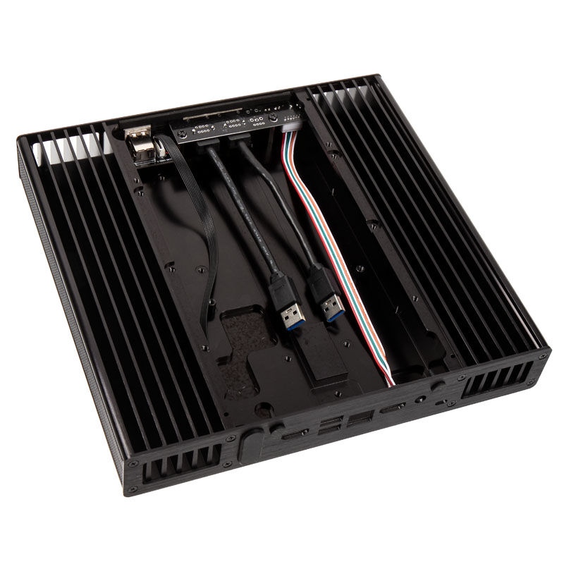 Akasa Plato X7D UCFF Enclosure (Intel NUC), OEM - Black