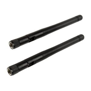 Akasa Omni-Directional Tri-Band WiFi Antenna - 2 Pack, Black