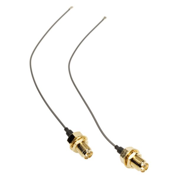 Akasa I-PEX MHF4L to RP-SMA cable – 2-pack, 15cm
