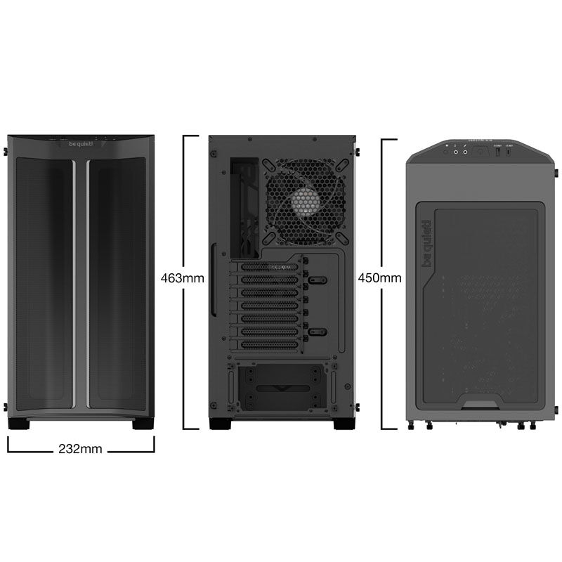 be quiet! Pure Base 500DX - black