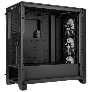Corsair iCUE 4000X RGB Tempered Glass Midi-Tower - Black Window