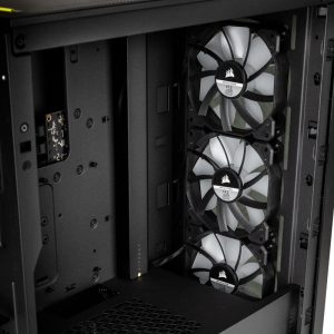 Corsair iCUE 4000X RGB Tempered Glass Midi-Tower - Black Window