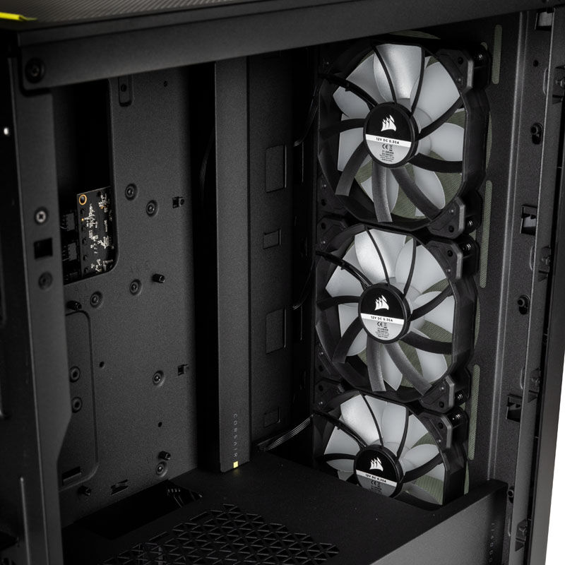 Corsair iCUE 4000X RGB Tempered Glass Midi-Tower - Black Window