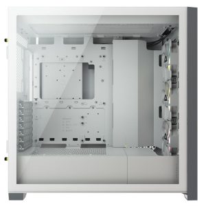 Corsair iCUE 5000X RGB Midi-Tower, Tempered Glass - white