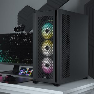 Corsair 7000D Airflow Big-Tower, Tempered Glass - black