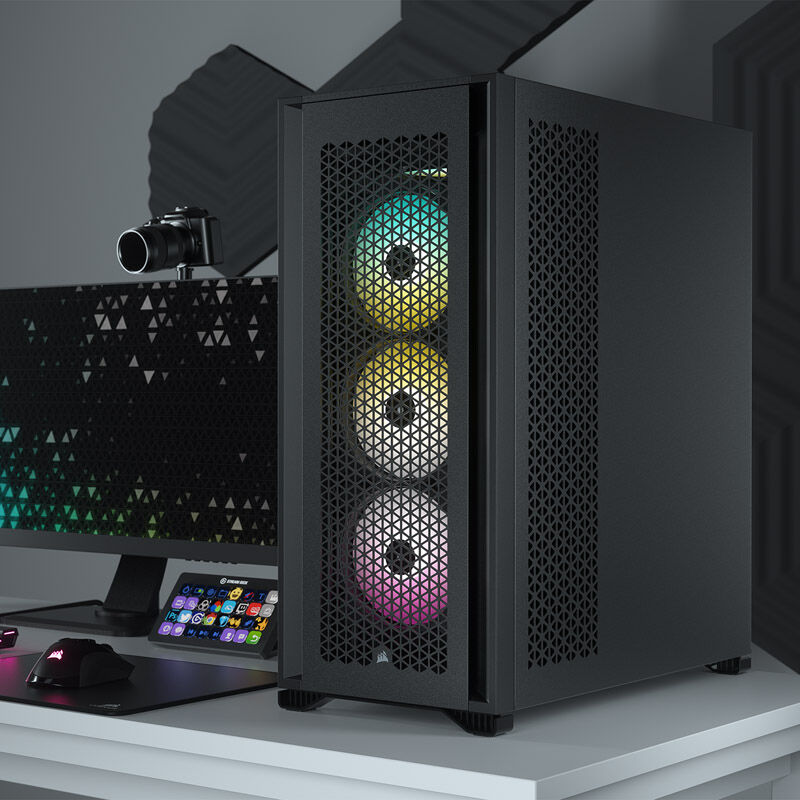 Corsair 7000D Airflow Big-Tower, Tempered Glass - black