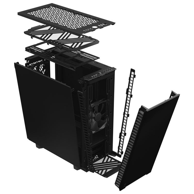 Fractal design Define 7 Compact Black Midi-Tower - insulated, black : image 2
