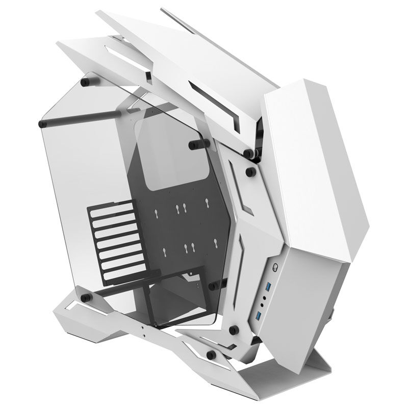 Jonsbo MOD3 Big Tower Showcase, Tempered Glass - white