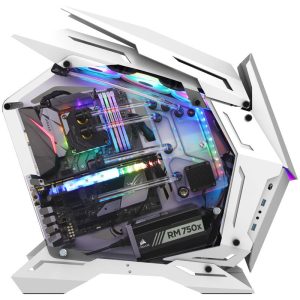 Jonsbo MOD3 Big Tower Showcase, Tempered Glass - white