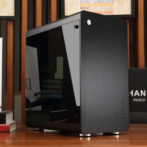 Jonsbo RM3 Micro-ATX case, tempered glass - black