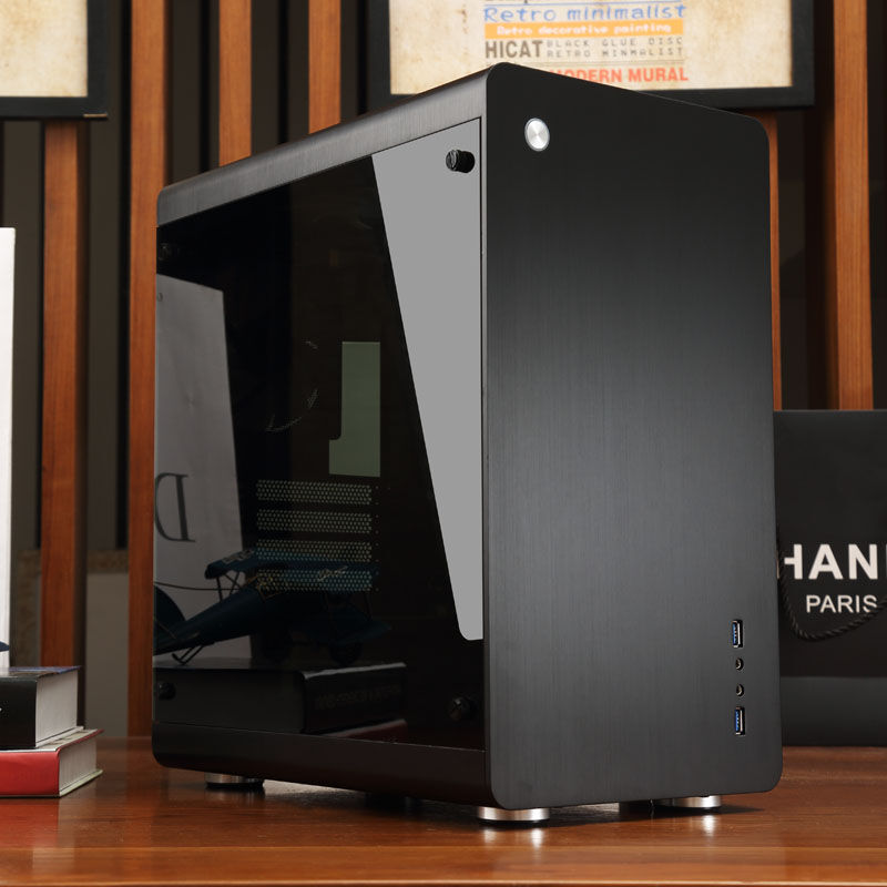 Jonsbo RM3 Micro-ATX case, tempered glass - black