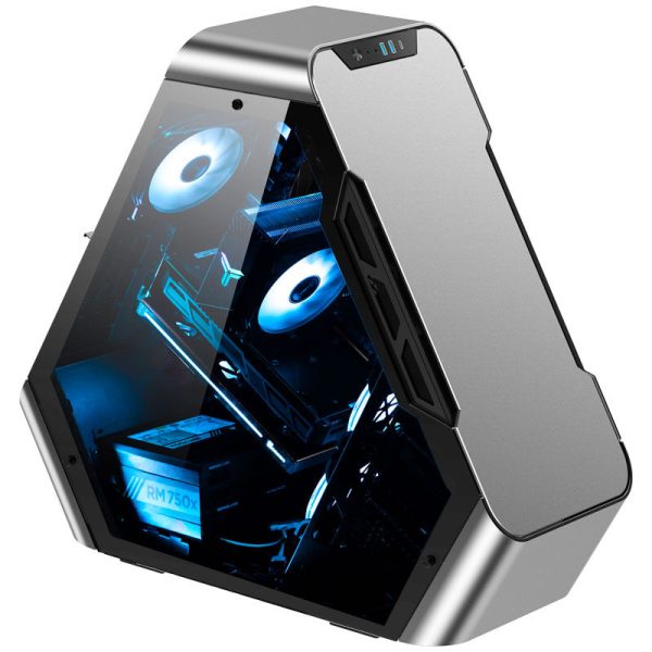 Jonsbo TR03-A Showcase, Tempered Glass – silver