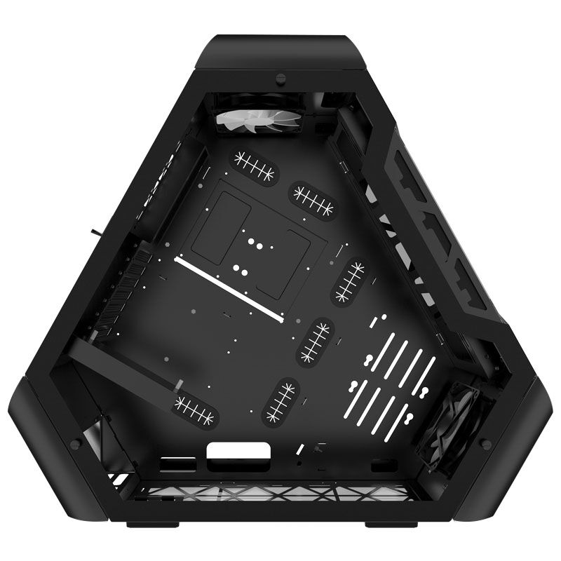 Jonsbo TR03-A Showcase, Tempered Glass - black