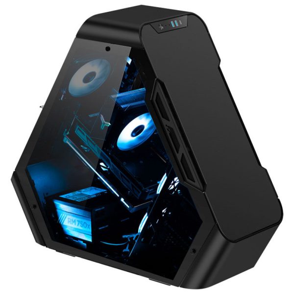 Jonsbo TR03-A Showcase, Tempered Glass – black