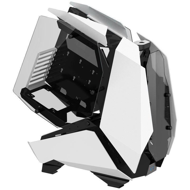 Jonsbo MOD5 Big-Tower Showcase, Tempered Glass - White