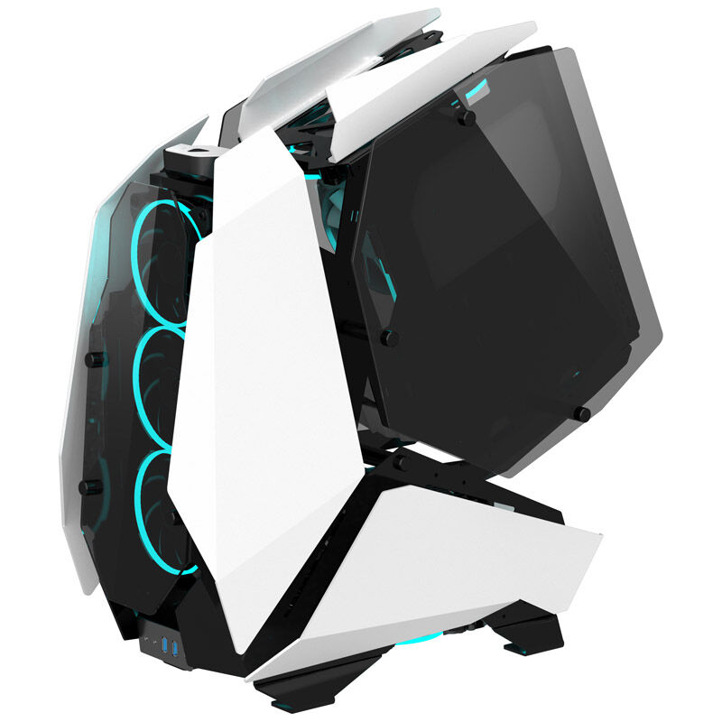 Jonsbo MOD5 Big-Tower Showcase, Tempered Glass - White