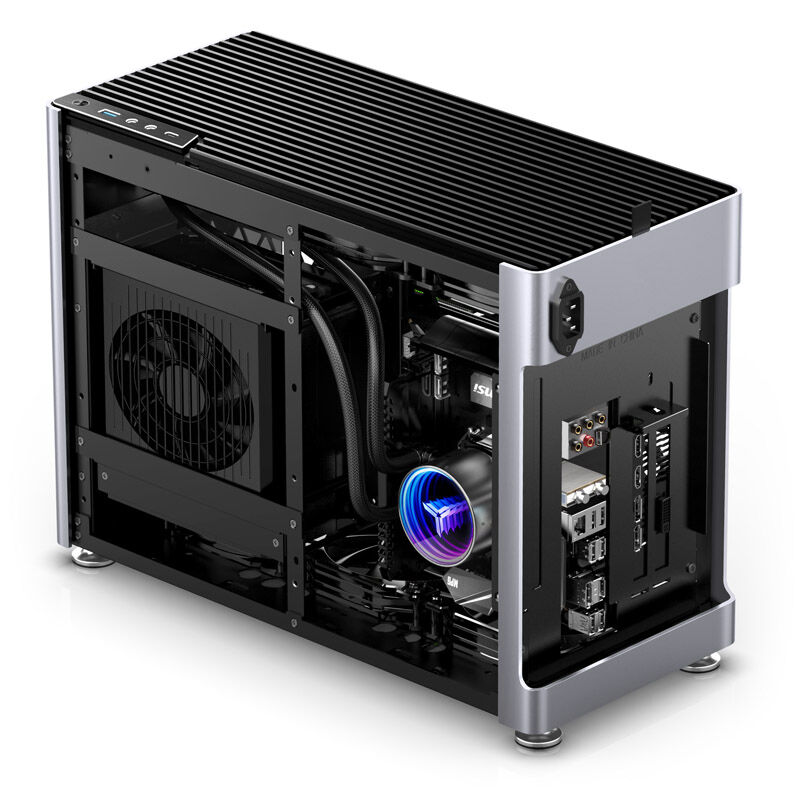 Jonsplus i100 Pro Mini-ITX case - silver