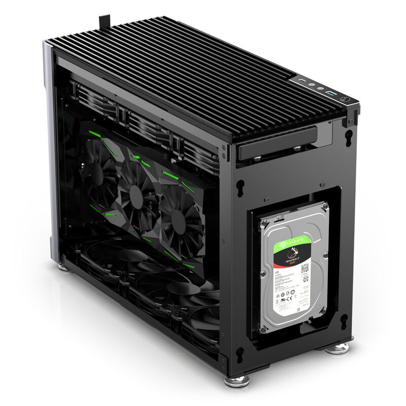 Jonsplus i100 Pro Mini-ITX case - silver