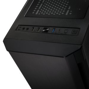 Kolink Refine RGB Midi-Tower, tempered glass - black