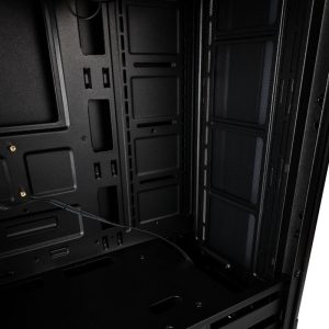 Kolink Refine RGB Midi-Tower, tempered glass - black