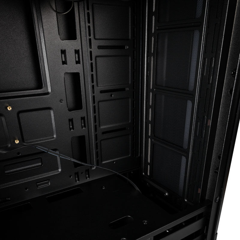 Kolink Refine RGB Midi-Tower, tempered glass - black