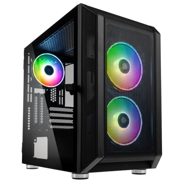 Kolink Citadel Mesh RGB Micro-ATX case – black