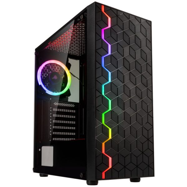Kolink INSPIRE K8 ARGB MIDI Tower – Black