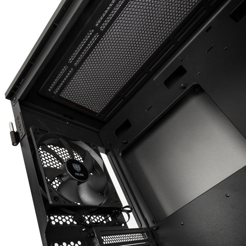 Kolink Stronghold Barricade Midi-Tower - Gunmetal Gray