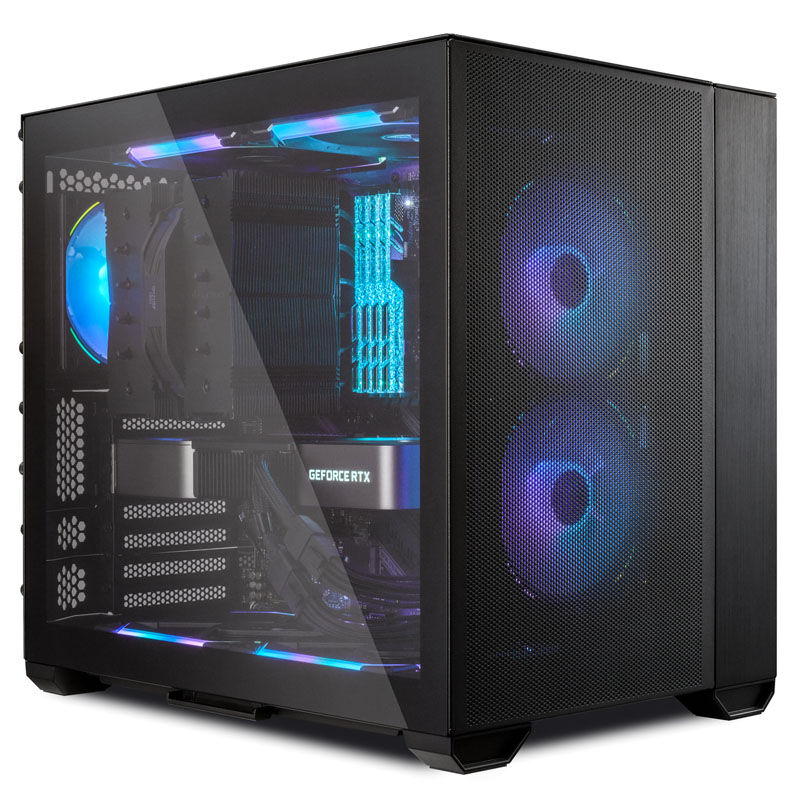 Lian Li O11 Air Mini, Midi-Tower, Tempered Glass - black