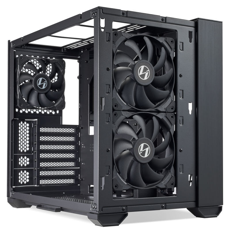 Lian Li O11 Air Mini, Midi-Tower, Tempered Glass - black