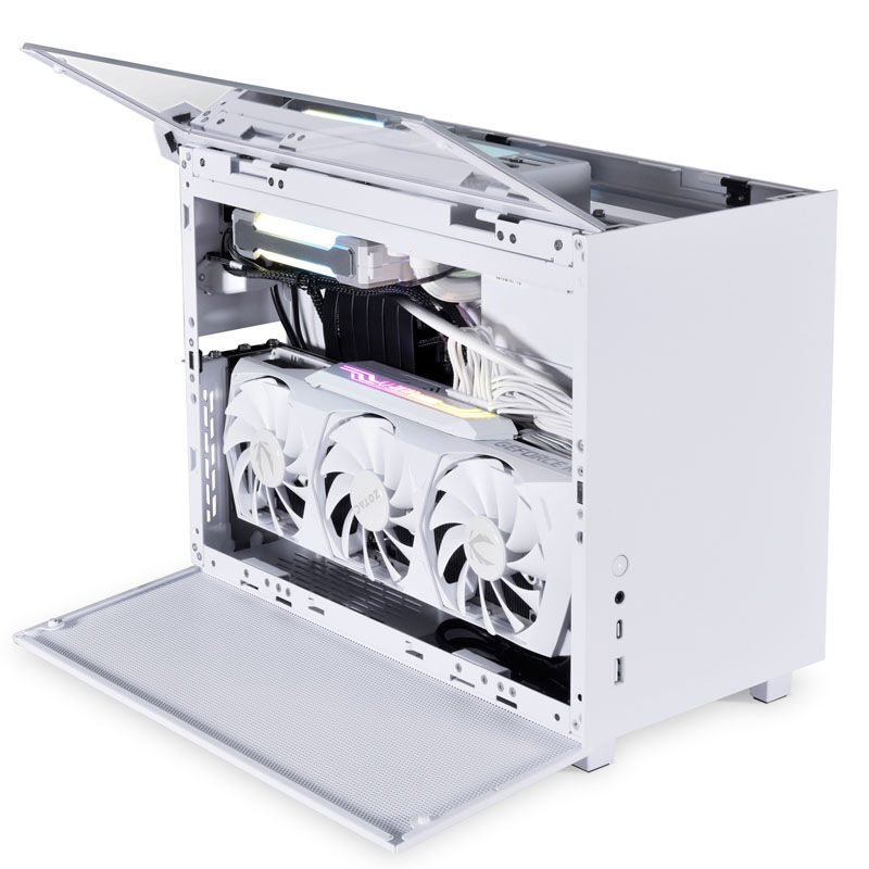 Lian Li Q58W4 Mini-ITX housing, PCIE 4.0 Edition - white