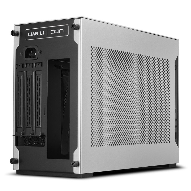 lian li A4-H2O A4 Mini-ITX case, PCIE4.0 riser cable - silver