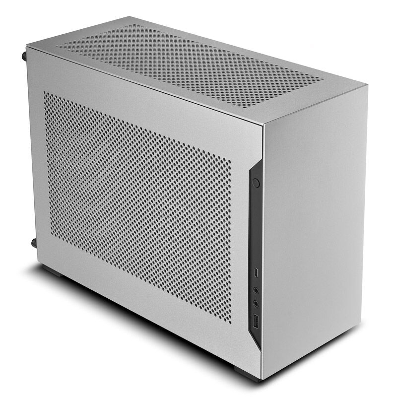 lian li A4-H2O A4 Mini-ITX case, PCIE4.0 riser cable - silver