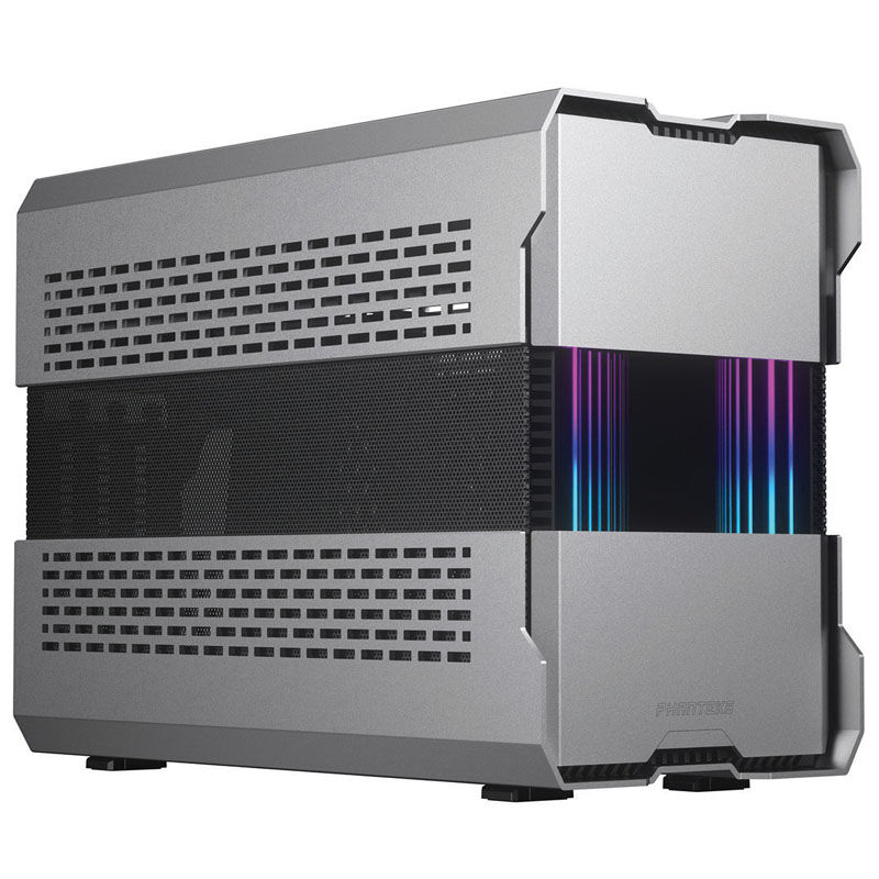 PHANTEKS Evolv Shift XT iTX Case, ARGB, Tempered Glass - silver