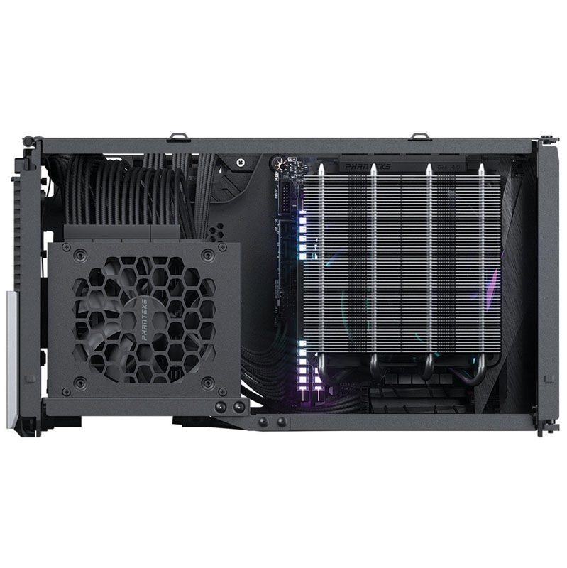 PHANTEKS Evolv Shift XT iTX Case, ARGB, Tempered Glass - silver