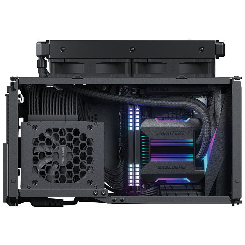 PHANTEKS Evolv Shift XT iTX Case, ARGB, Tempered Glass - silver