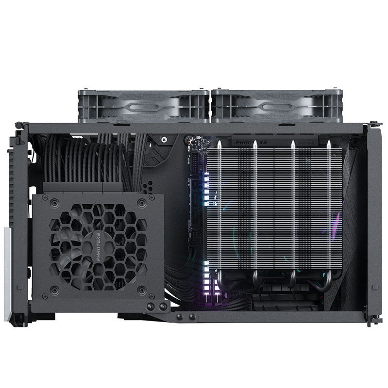 PHANTEKS Evolv Shift XT iTX Case, ARGB, Tempered Glass - silver