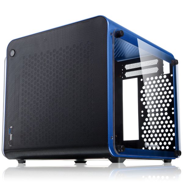 RAIJINTEK METIS EVO TG Mini-ITX case, tempered glass – blue