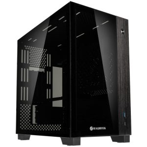 RAIJINTEK PAEAN MINI Mini-ITX case, Tempered Glass - black : image 1