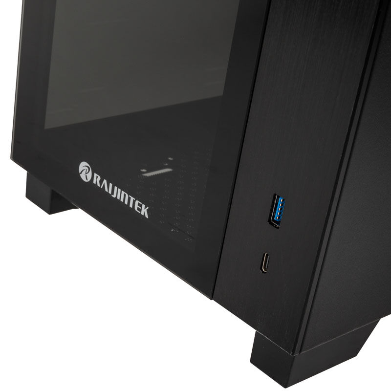 RAIJINTEK PAEAN MINI Mini-ITX case, Tempered Glass - black : image 4