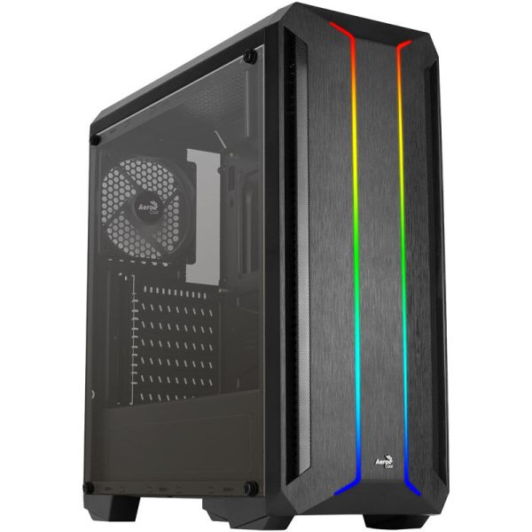 Aerocool Skyline ARGB V1 Midi-Tower, Acryglas – schwarz