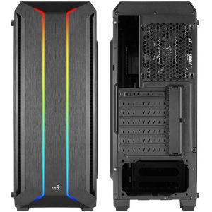 Aerocool Skyline ARGB V1 Midi-Tower, Acryglas - schwarz
