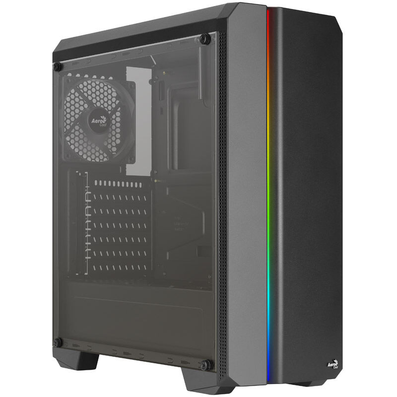 Aerocool Genesis ARGB V1 Midi Tower, Acrylic Glass - black : image 8
