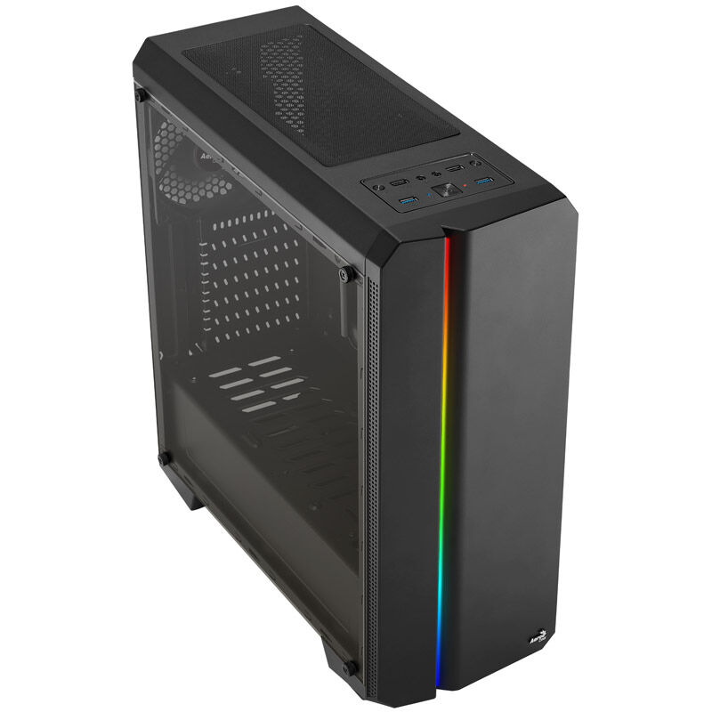 Aerocool Genesis ARGB V1 Midi Tower, Acrylic Glass - black : image 2