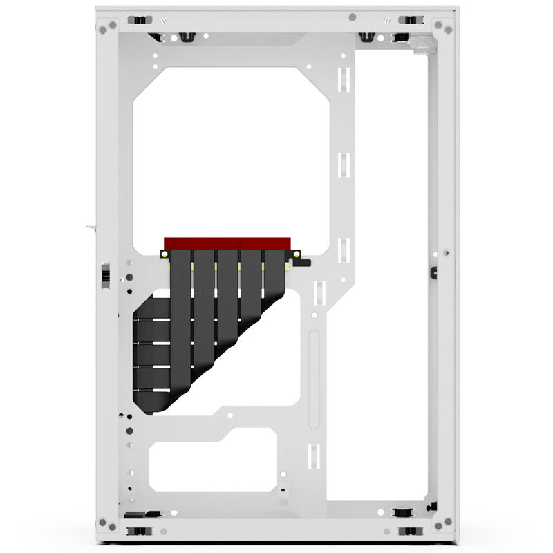 Ssupd Meshlicious Full Mesh PCIE 4.0 Edition Mini-ITX Case - White