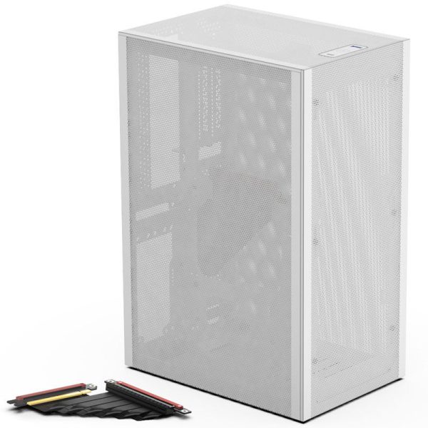 Ssupd Meshlicious Full Mesh PCIE 4.0 Edition Mini-ITX Case – White