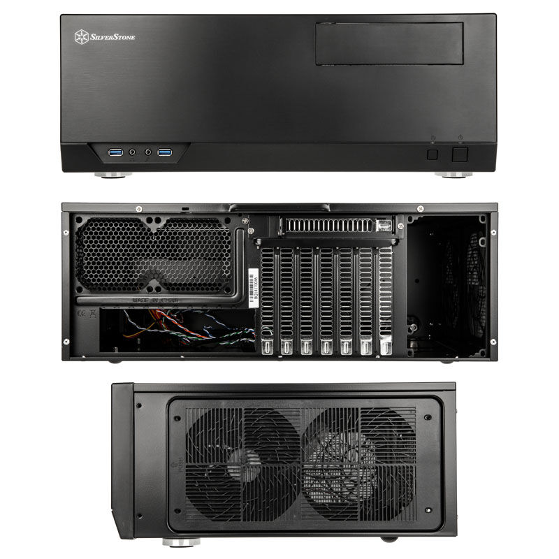 Silverstone SST-GD09B USB 3.0 Grandia Desktop - Black