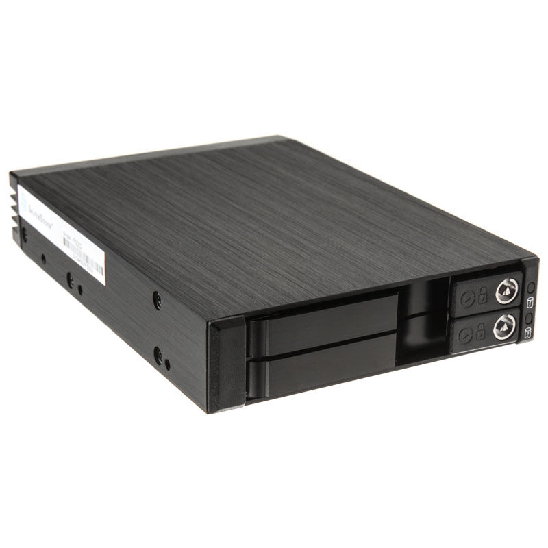 Silverstone SST-FS202B 3.5 inch hot-swap for 2x 2.5-inch HDD / SSD