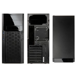 Silverstone SST-PS13B Precision Midi-Tower - black